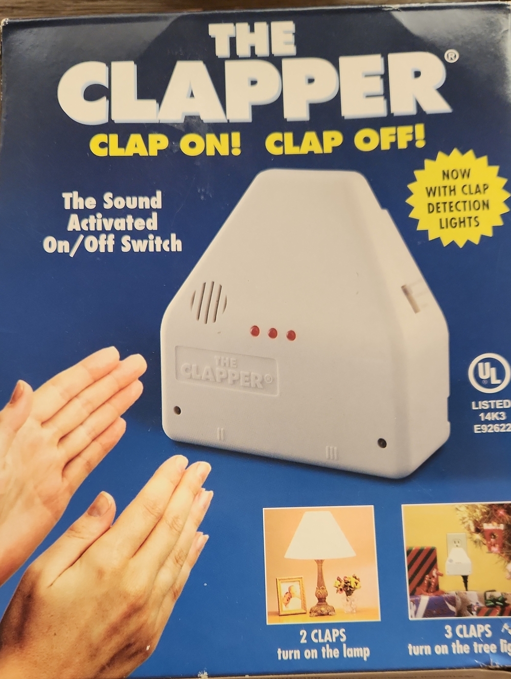 The Clapper Sound-Activated Light Switch - White